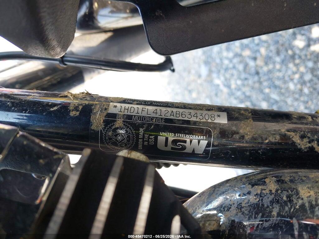 1HD1FL412AB634308 2010 HARLEY-DAVIDSON FLHTCU photo no. 10