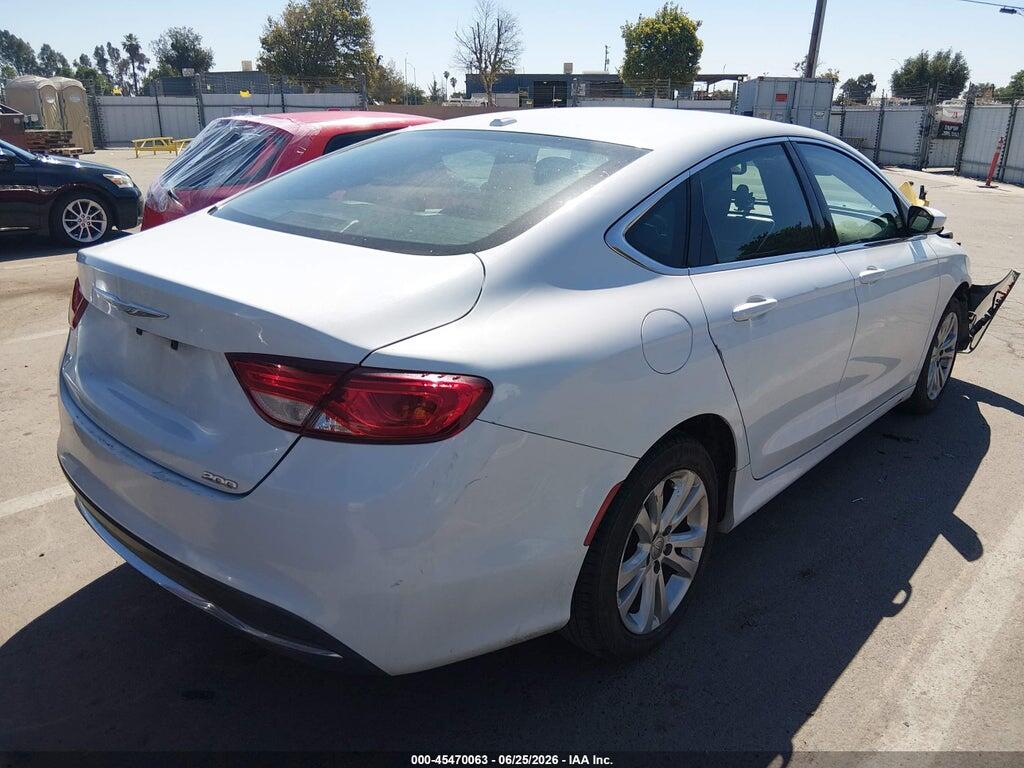 1C3CCCAB8GN160585 2016 CHRYSLER 200 photo no. 4