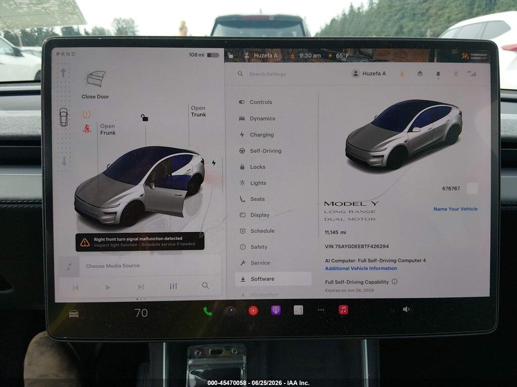 7SAYGDEE8TF426294 2026 TESLA MODEL Y photo no. 7