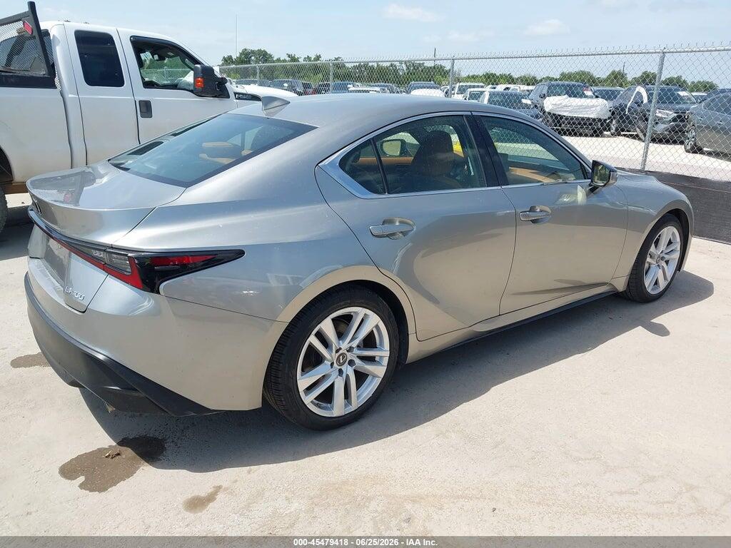 JTHAA1D26M5109346 2021 LEXUS IS 300 photo no. 4