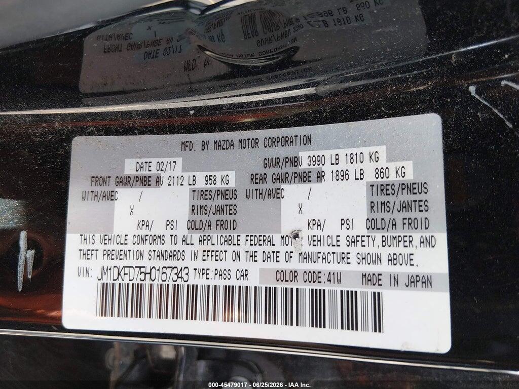JM1DKFD75H0167343 2017 MAZDA CX-3 photo no. 9