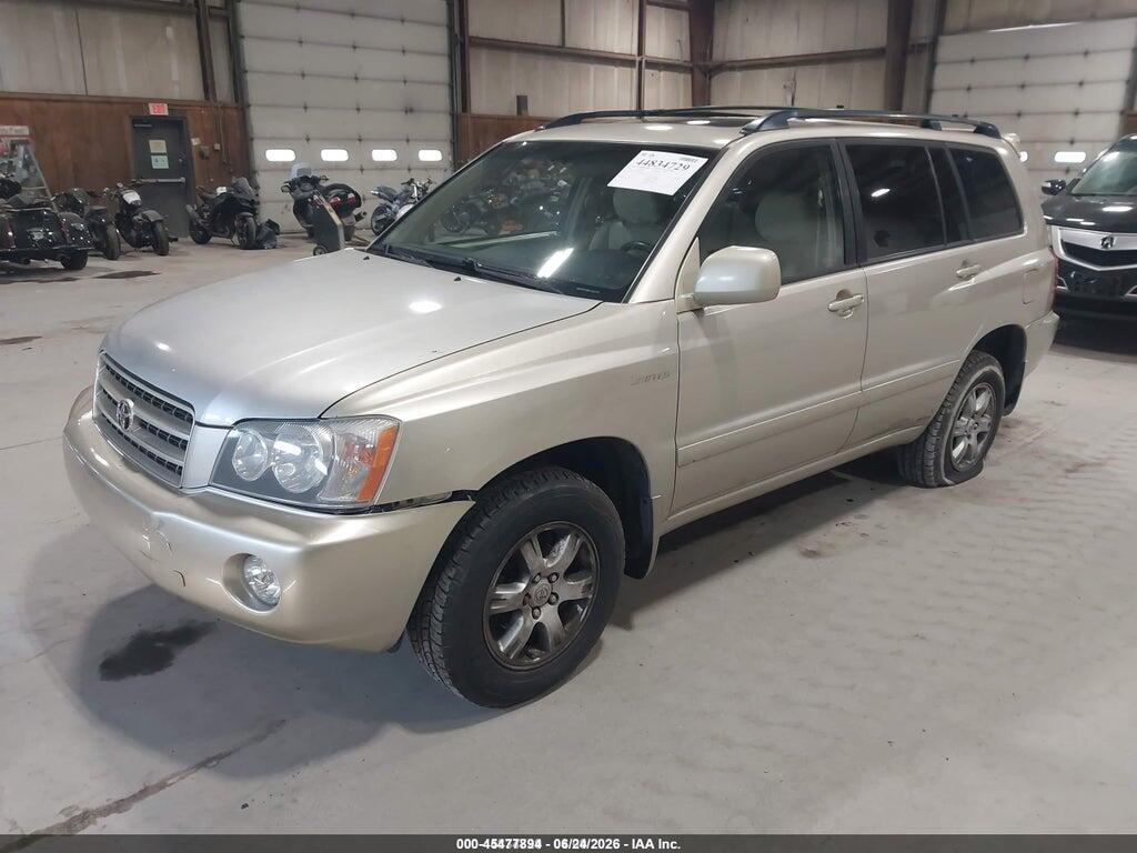 JTEHF21A410001640 2001 TOYOTA HIGHLANDER photo no. 2