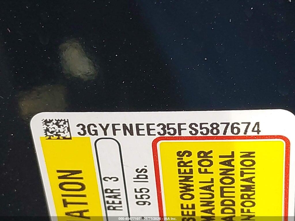 3GYFNEE35FS587674 2015 CADILLAC SRX photo no. 9