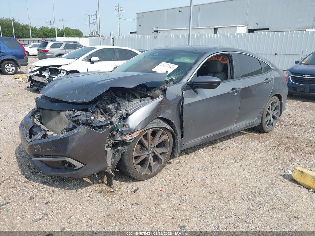19XFC2F62KE029616 2019 HONDA CIVIC photo no. 2