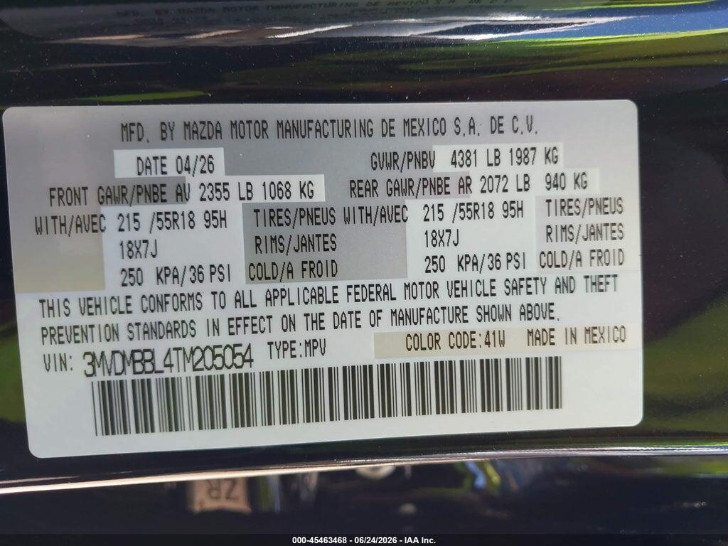 3MVDMBBL4TM205054 2026 MAZDA CX-30 photo no. 9