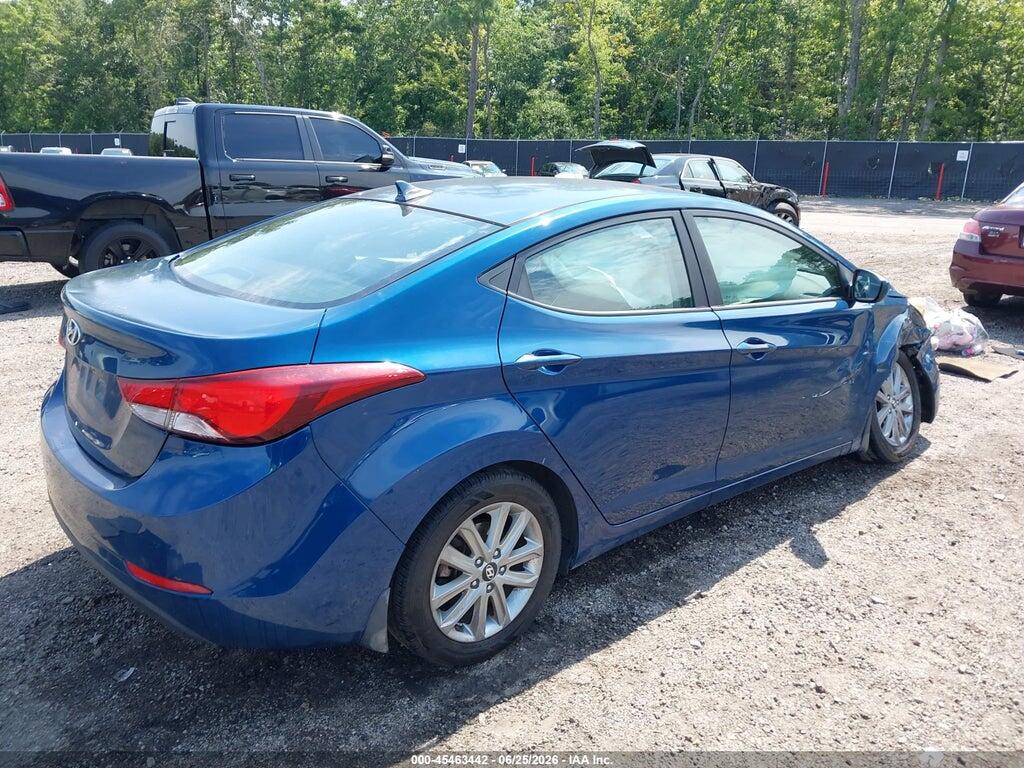 KMHDH4AE1GU511114 2016 HYUNDAI ELANTRA photo no. 4