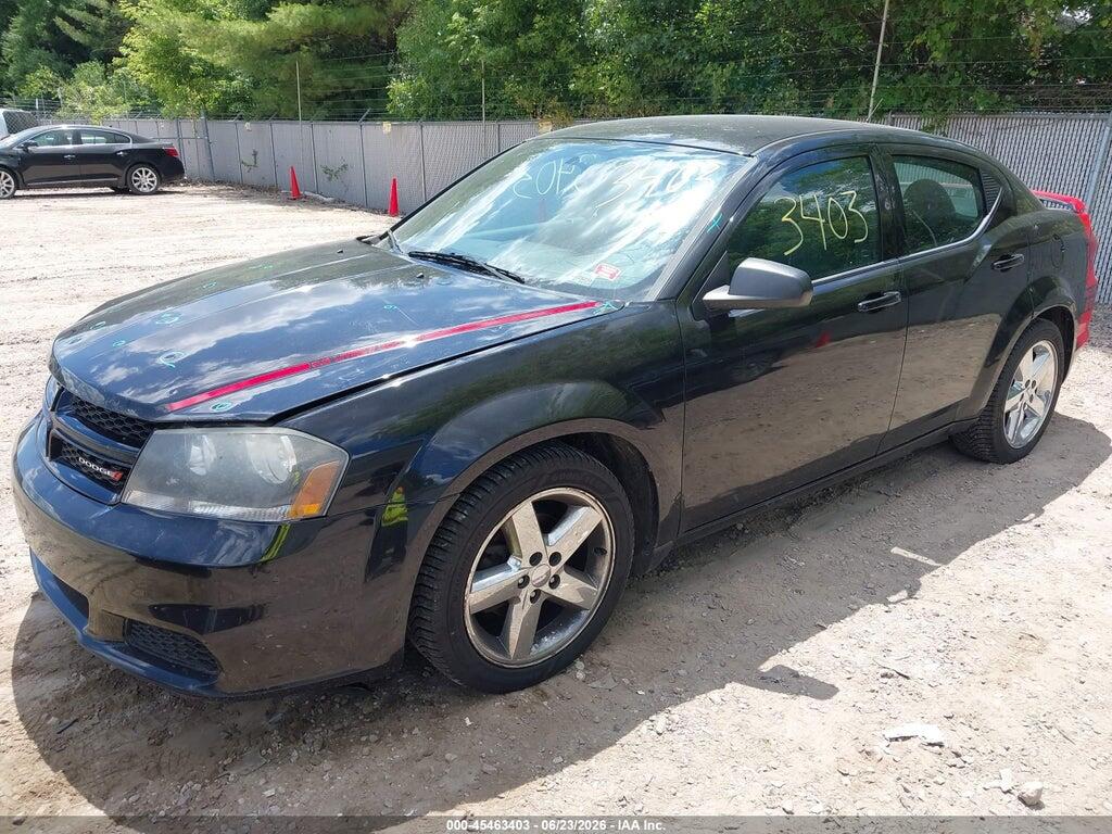 1C3CDZAG8EN118314 2014 DODGE AVENGER photo no. 2