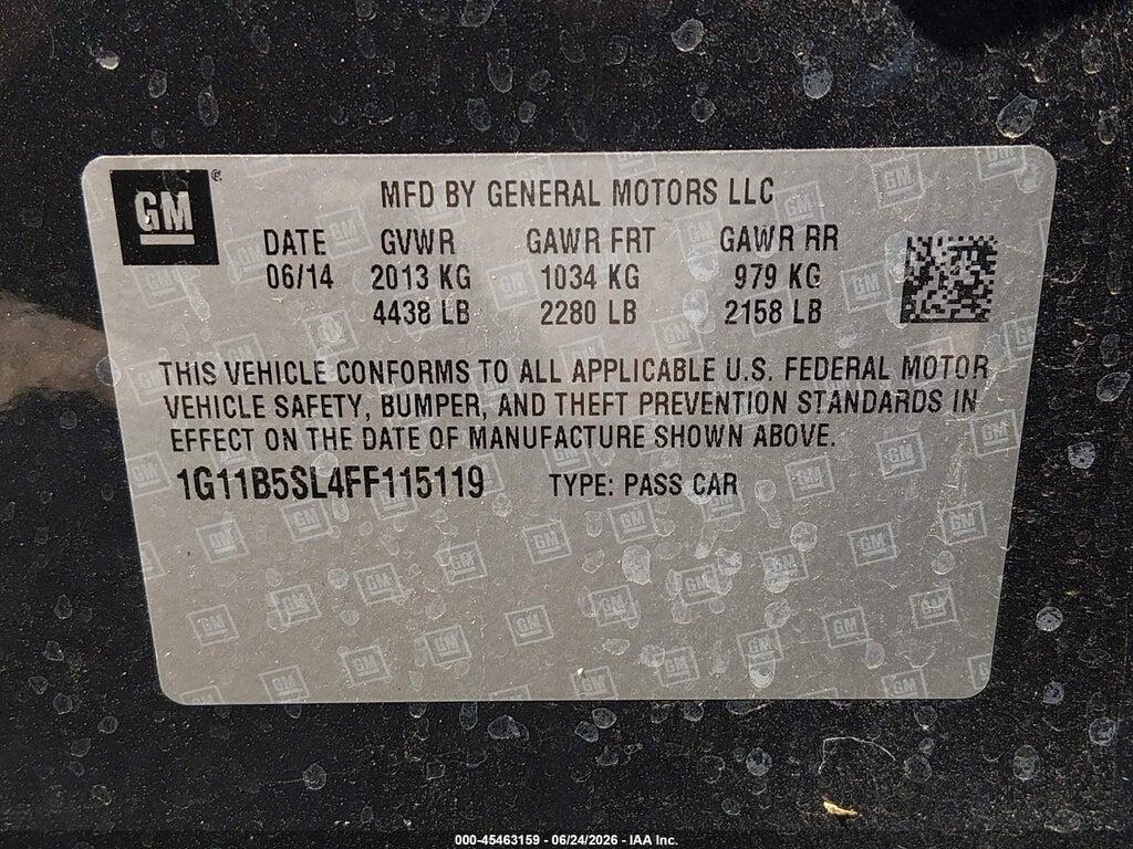1G11B5SL4FF115119 2015 CHEVROLET MALIBU photo no. 9