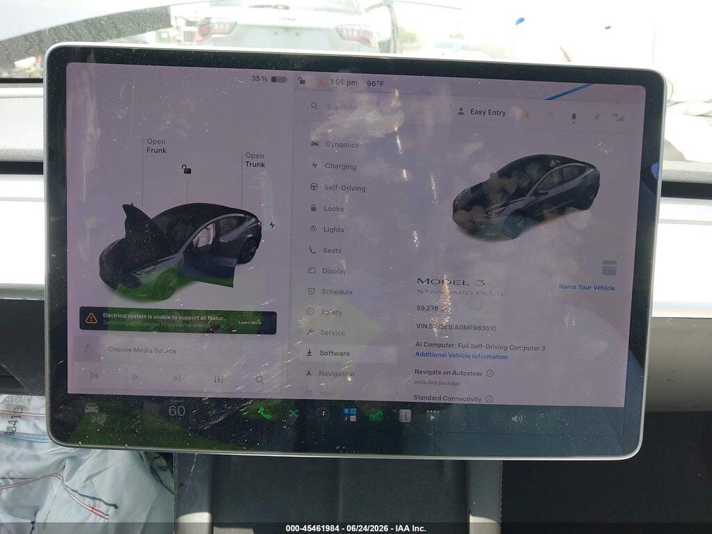 5YJ3E1EA0MF963610 2021 TESLA MODEL 3 photo no. 7