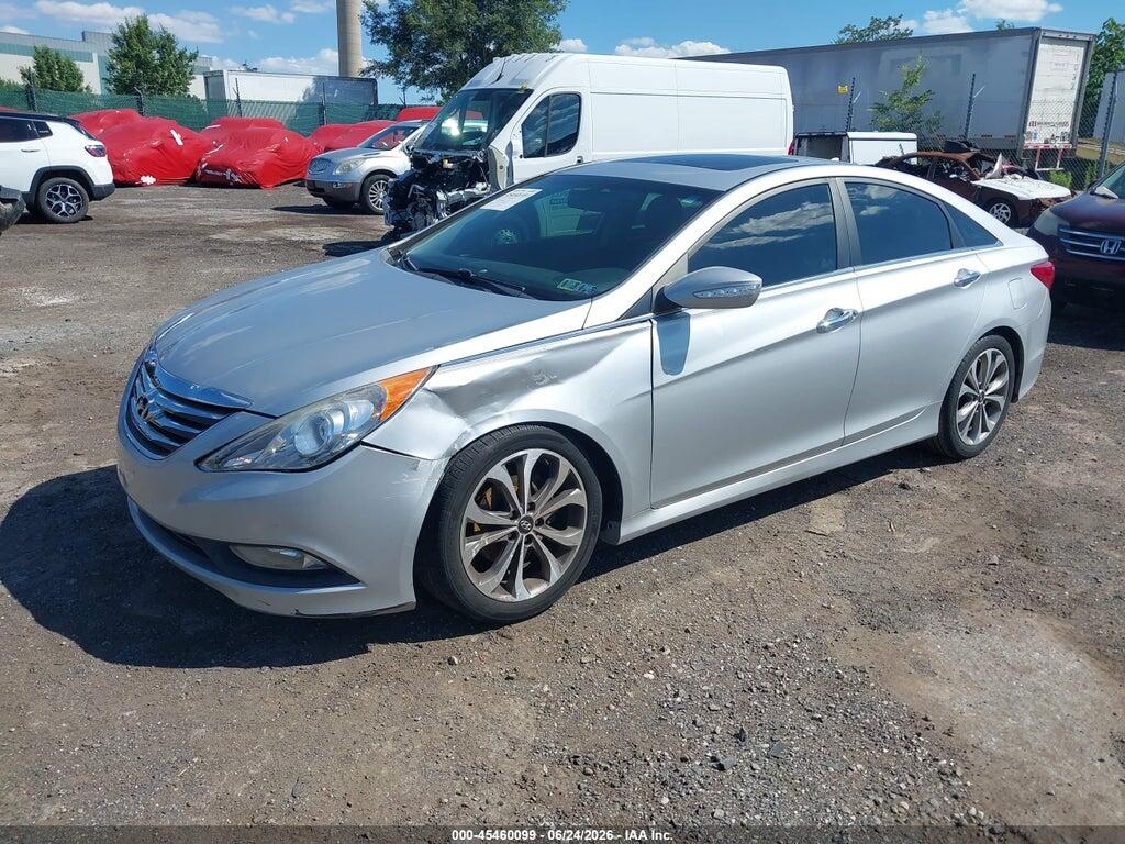 5NPEC4AB9EH844584 2014 HYUNDAI SONATA photo no. 2