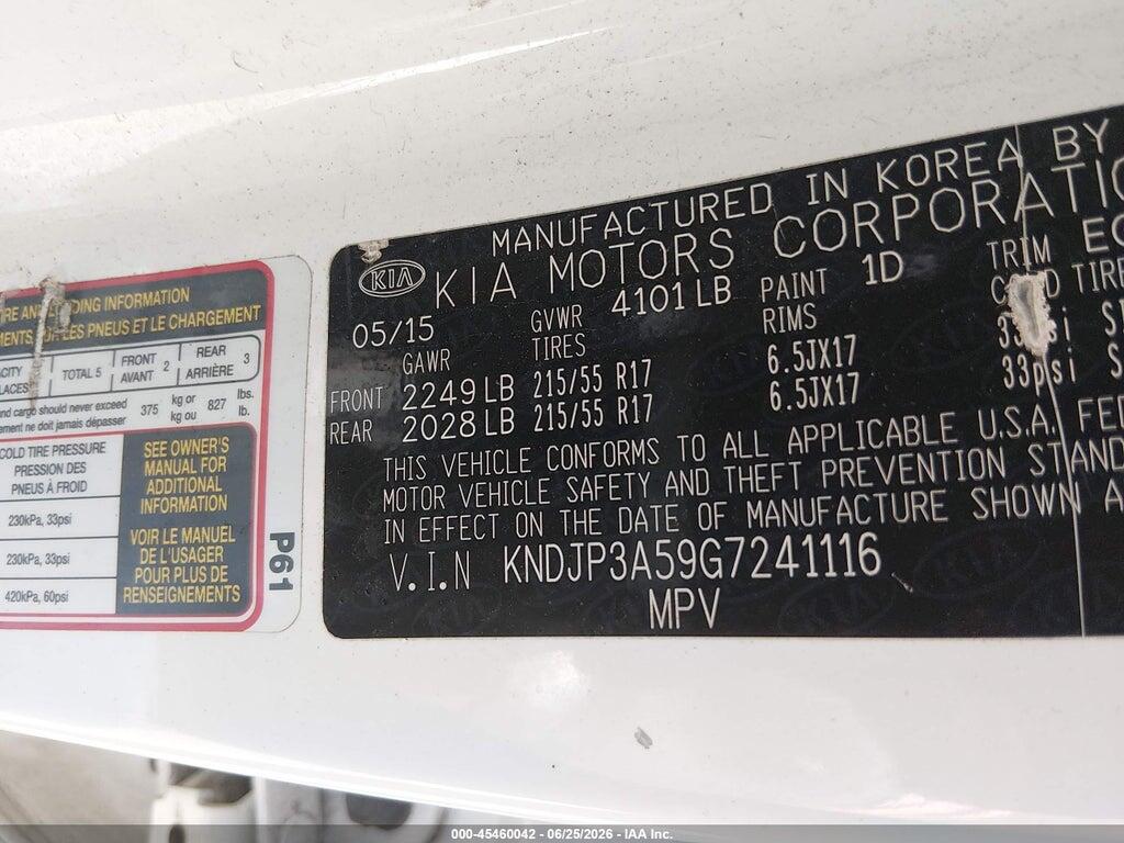 KNDJP3A59G7241116 2016 KIA SOUL photo no. 9