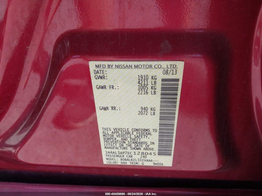 1N4AL3AP7EC128045 2014 NISSAN ALTIMA photo no. 9