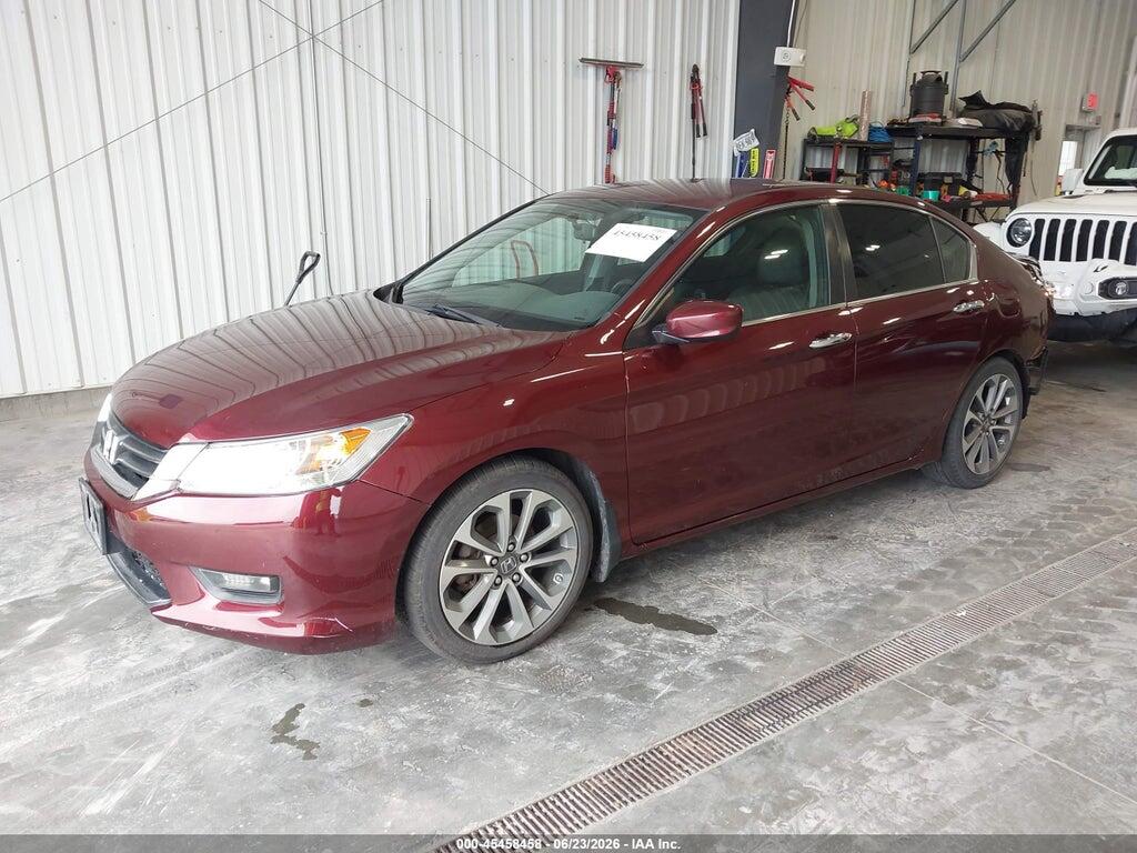 1HGCR2F55EA287453 2014 HONDA ACCORD photo no. 2
