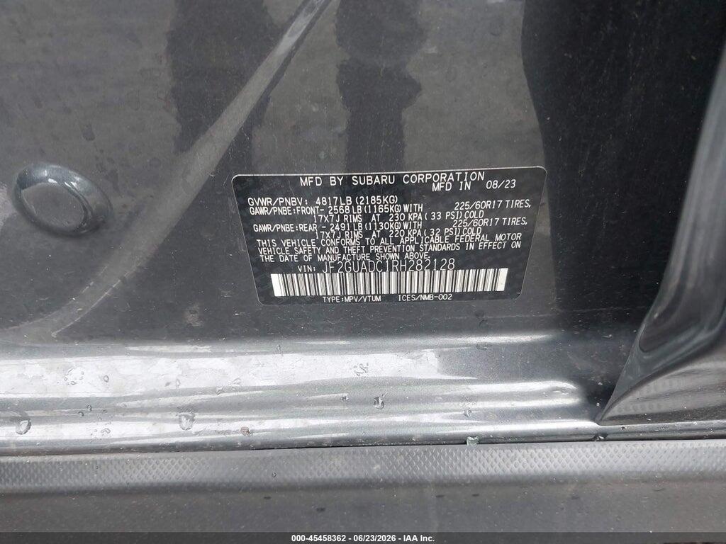 JF2GUADC1RH282128 2024 SUBARU CROSSTREK photo no. 9