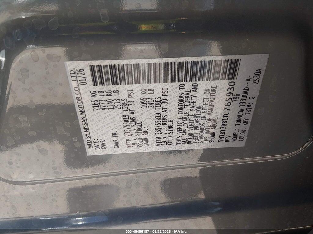 5N1BT3BB1TC765930 2026 NISSAN ROGUE photo no. 9