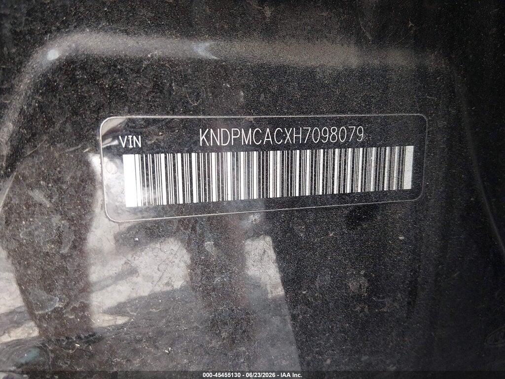 KNDPMCACXH7098079 2017 KIA SPORTAGE photo no. 9