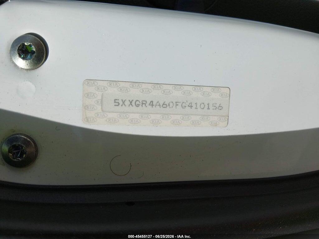 5XXGR4A60FG410156 2015 KIA OPTIMA photo no. 9