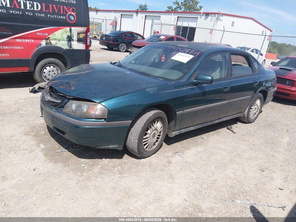 2G1WF55E619205283 2001 CHEVROLET IMPALA photo no. 2