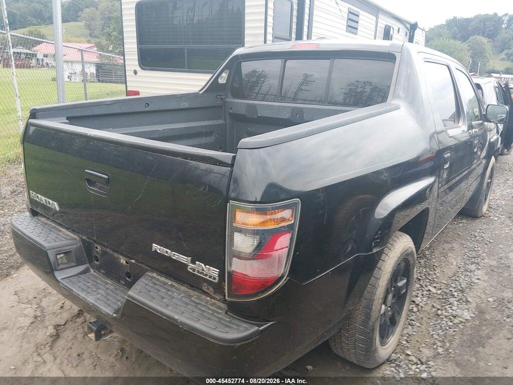 2HJYK16587H507364 2007 HONDA RIDGELINE photo no. 4