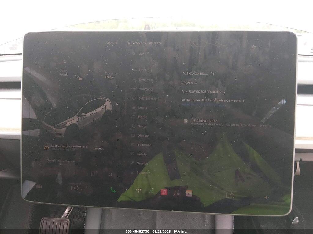 7SAYGDED5PF945977 2023 TESLA MODEL Y photo no. 7
