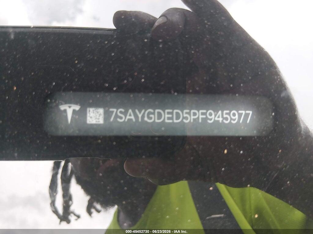 7SAYGDED5PF945977 2023 TESLA MODEL Y photo no. 9