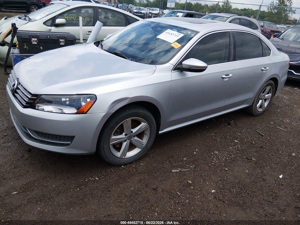 1VWBN7A37CC066332 2012 VOLKSWAGEN PASSAT photo no. 2