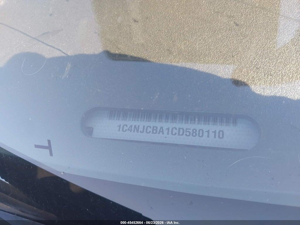 1C4NJCBA1CD580110 2012 JEEP COMPASS photo no. 9