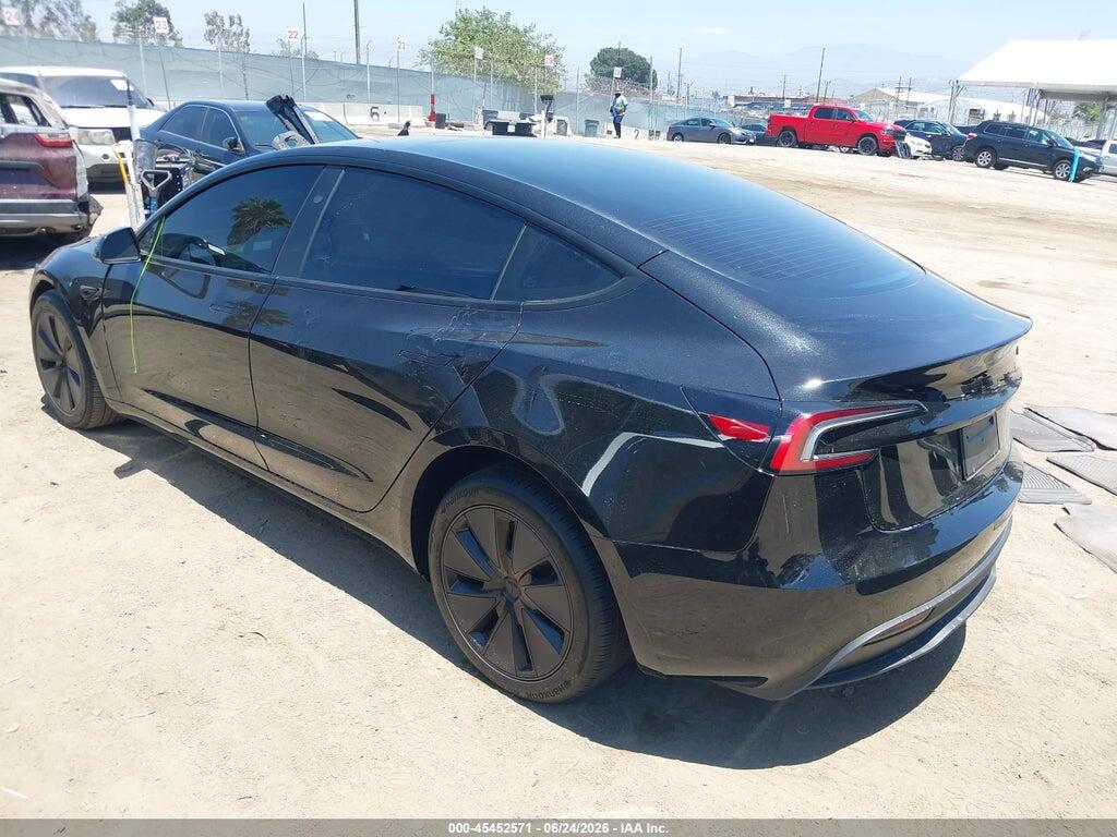 5YJ3E1EA9SF045755 2025 TESLA MODEL 3 photo no. 3