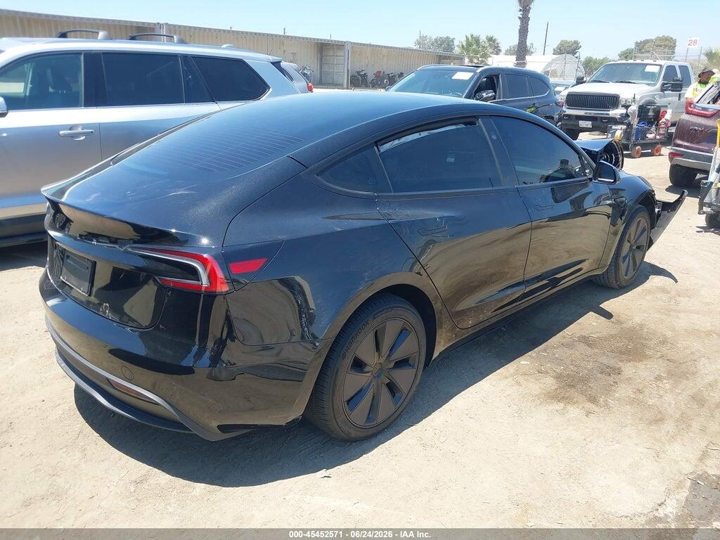 5YJ3E1EA9SF045755 2025 TESLA MODEL 3 photo no. 4