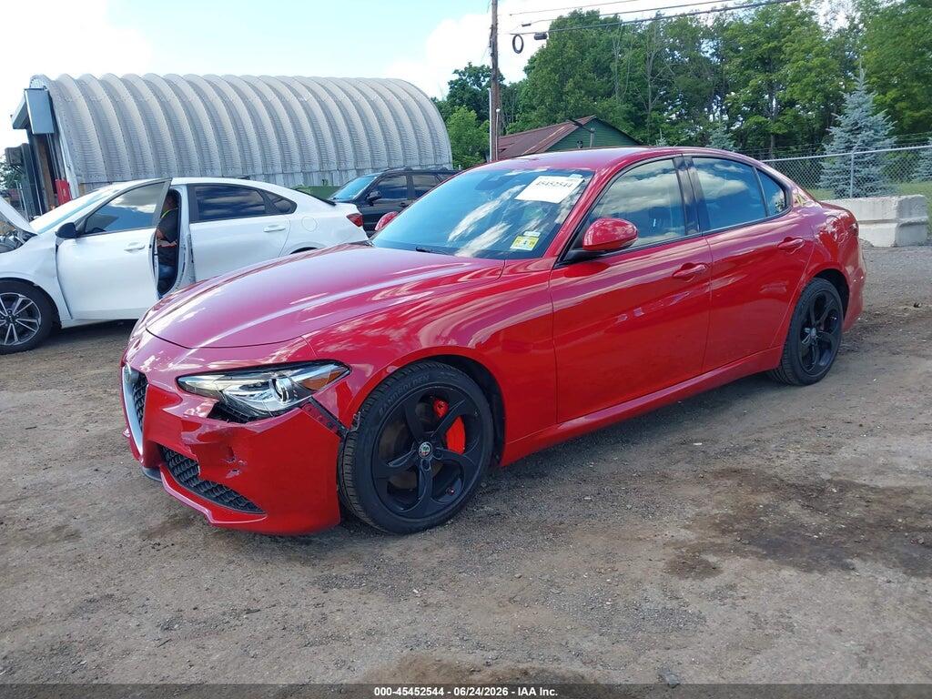 ZARFAEDN2H7539769 2017 ALFA ROMEO GIULIA photo no. 2