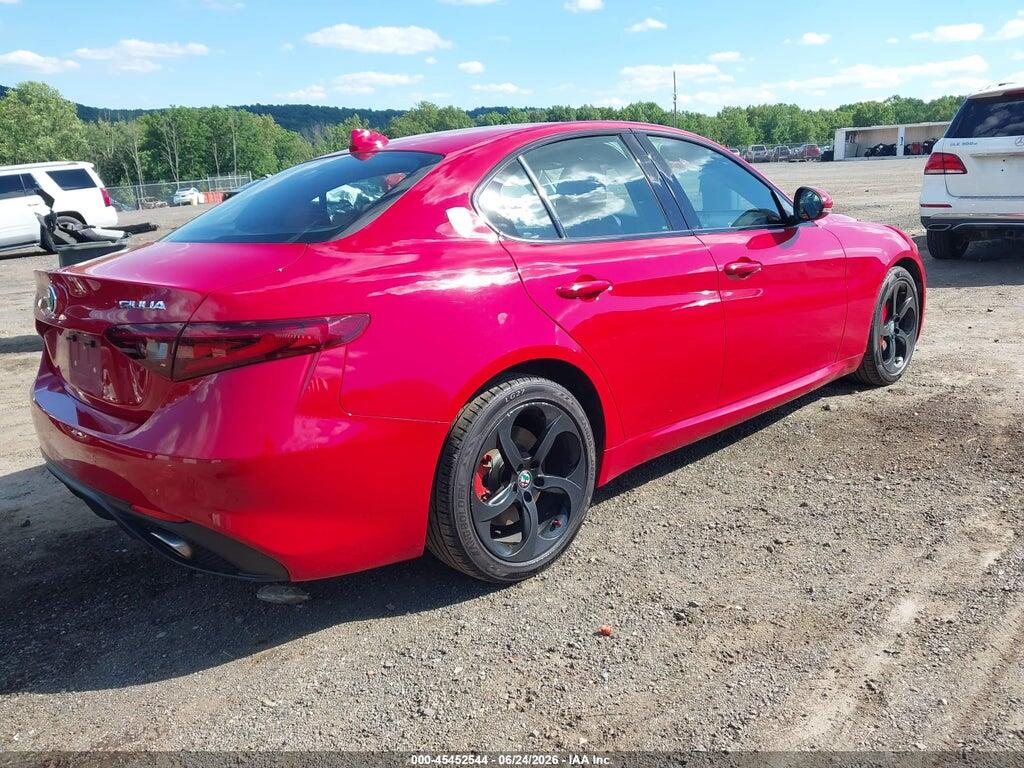 ZARFAEDN2H7539769 2017 ALFA ROMEO GIULIA photo no. 4