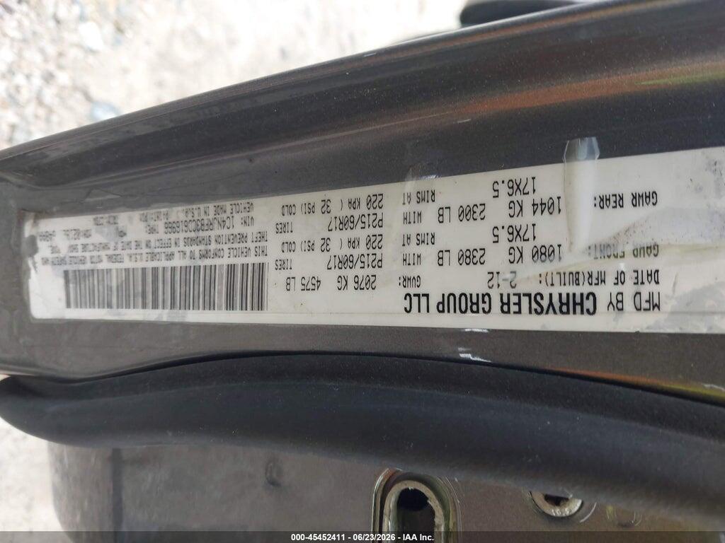 1C4NJRFB3CD616966 2012 JEEP PATRIOT photo no. 9