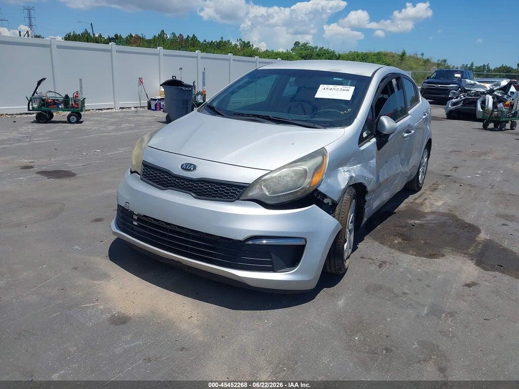 KNADM4A37G6663916 2016 KIA RIO photo no. 2