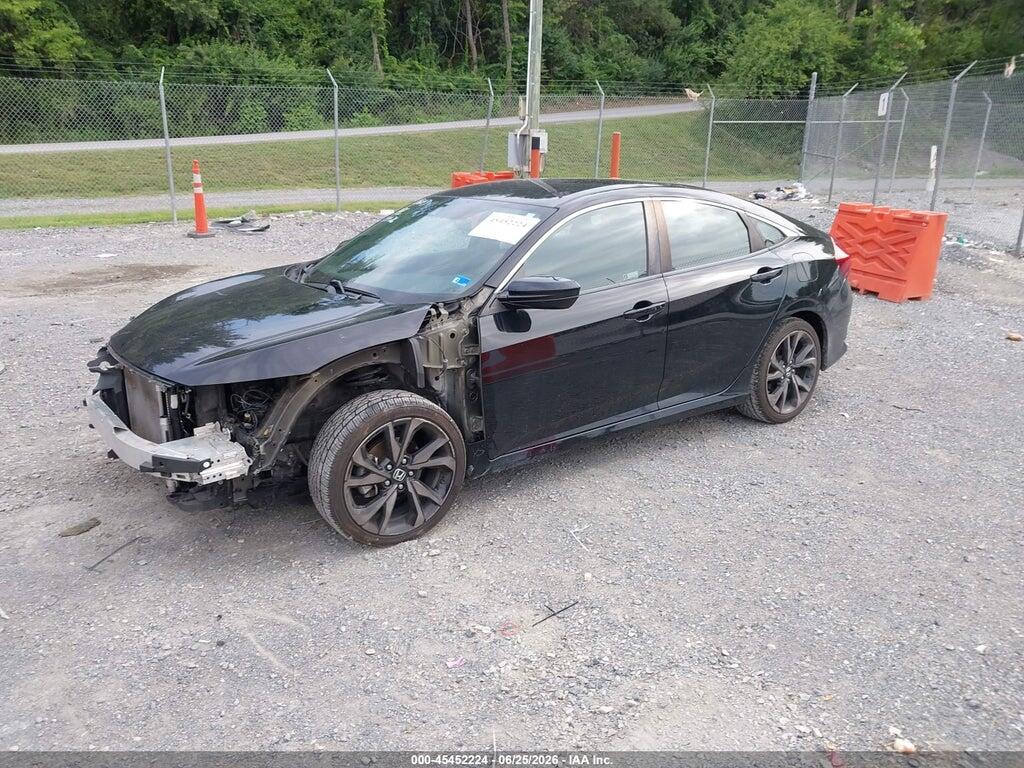 2HGFC2F87KH559345 2019 HONDA CIVIC photo no. 2