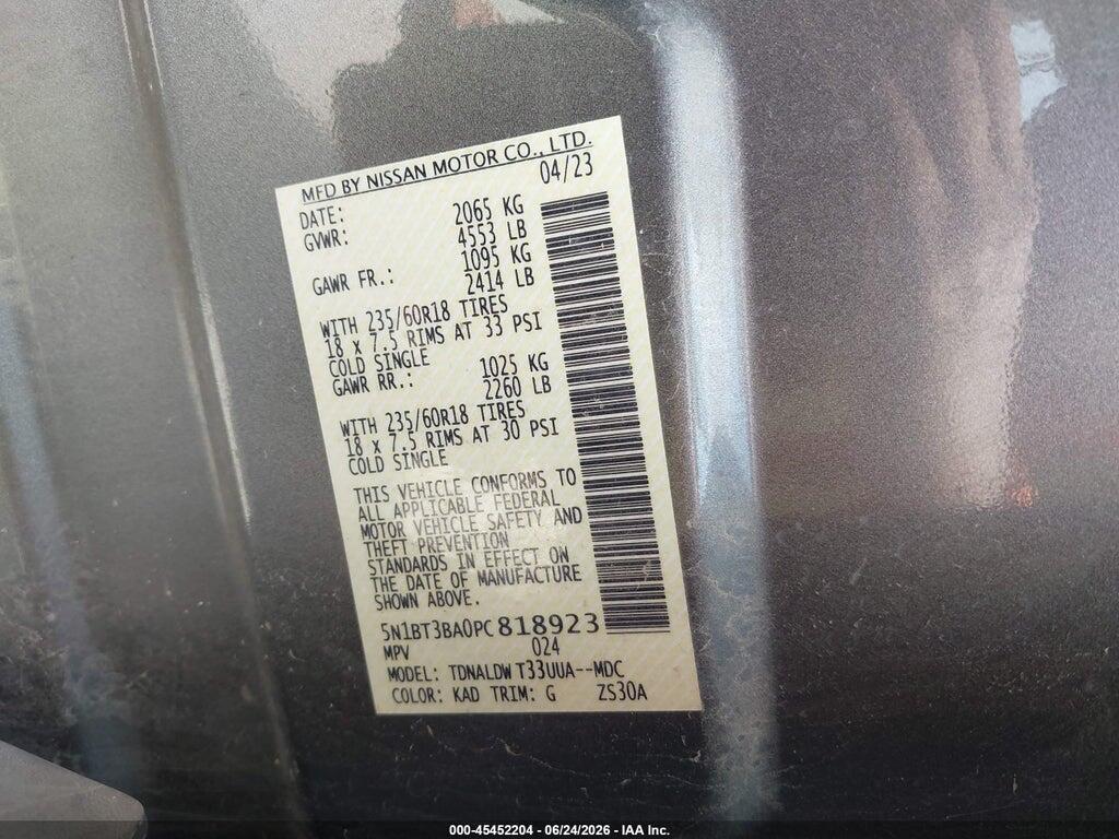 5N1BT3BA0PC818923 2023 NISSAN ROGUE photo no. 9