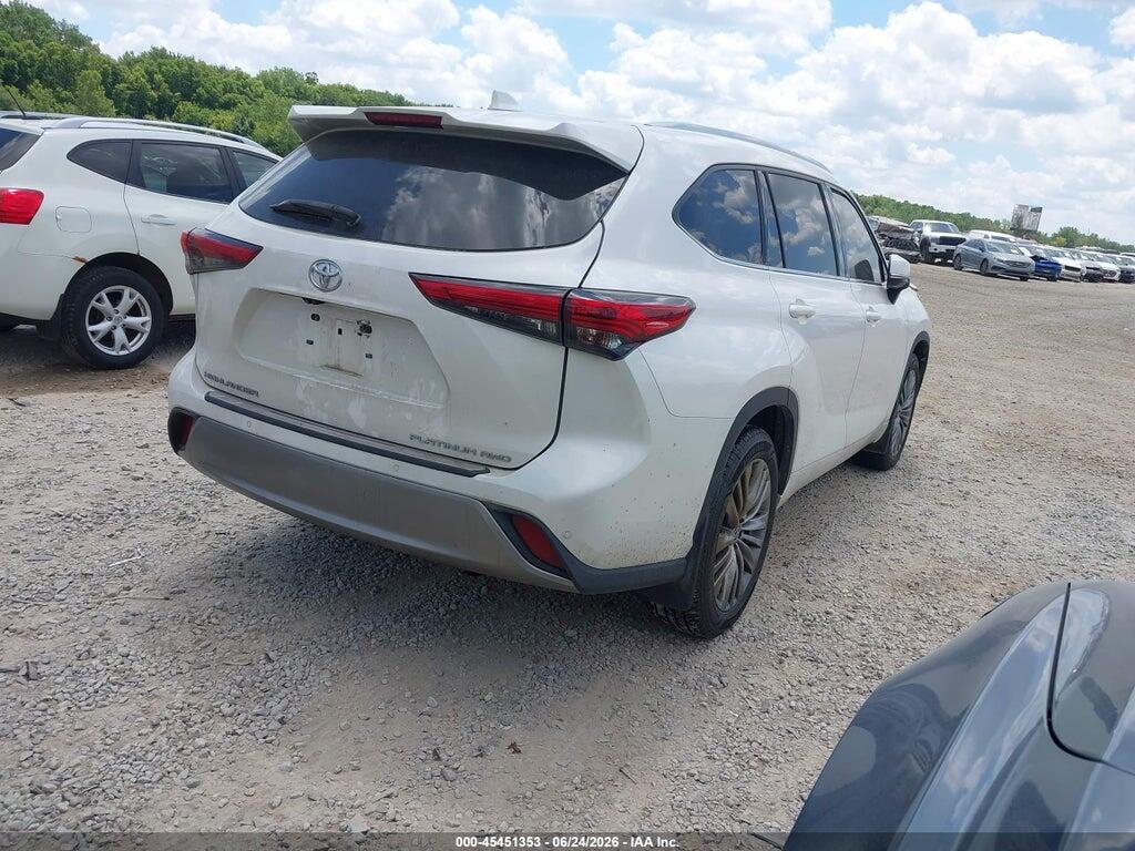 5TDFZRBH8LS001504 2020 TOYOTA HIGHLANDER photo no. 4
