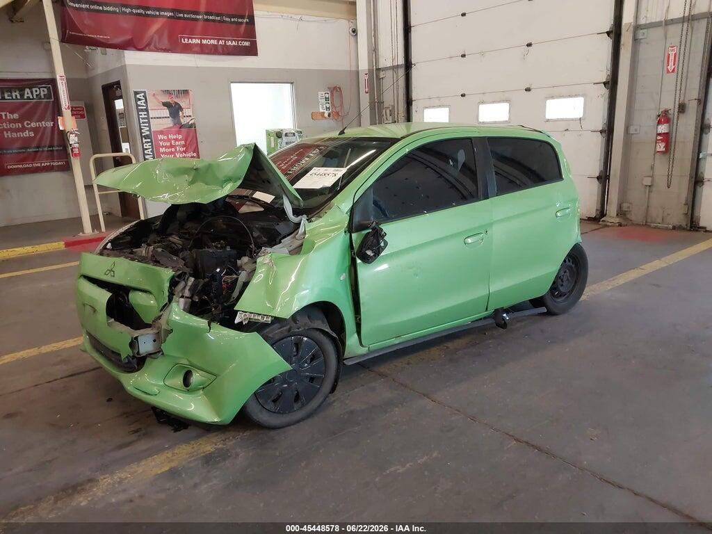 ML32A4HJ9EH007857 2014 MITSUBISHI MIRAGE photo no. 2