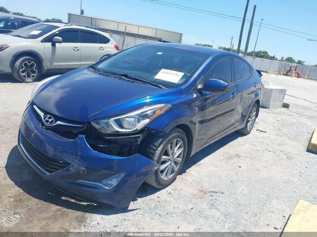 5NPDH4AE9FH630591 2015 HYUNDAI ELANTRA photo no. 2