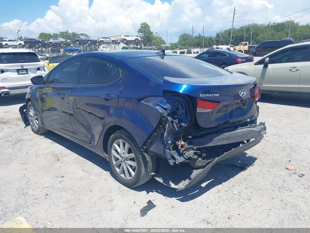 5NPDH4AE9FH630591 2015 HYUNDAI ELANTRA photo no. 3