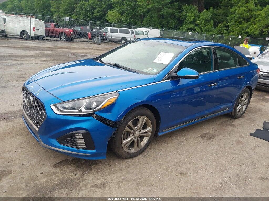 5NPE34AF3JH627707 2018 HYUNDAI SONATA photo no. 2