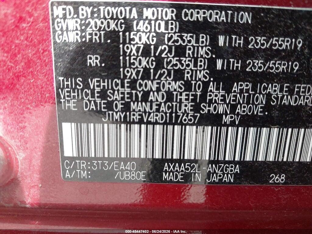JTMY1RFV4RD117657 2024 TOYOTA RAV4 photo no. 9