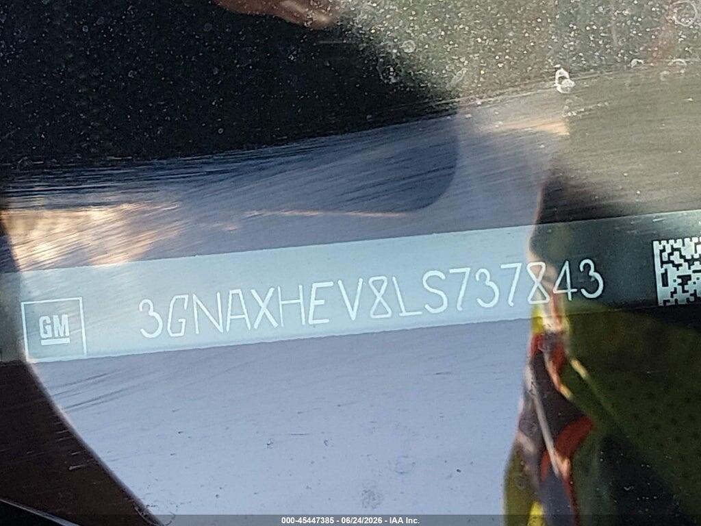 3GNAXHEV8LS737843 2020 CHEVROLET EQUINOX photo no. 9