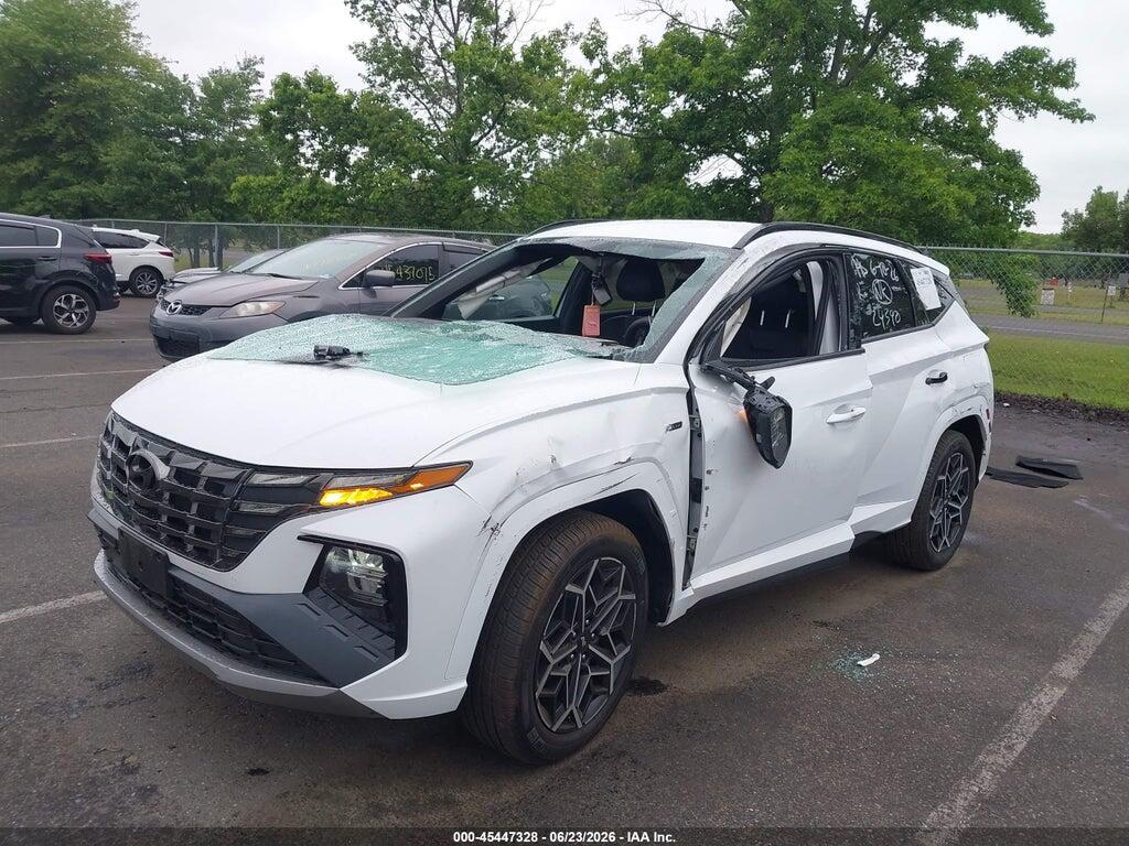 KM8JFCAE7NU124390 2022 HYUNDAI TUCSON photo no. 2