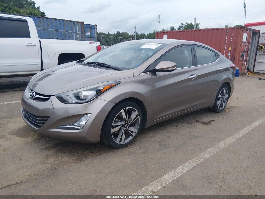 5NPDH4AE9EH464104 2014 HYUNDAI ELANTRA photo no. 2