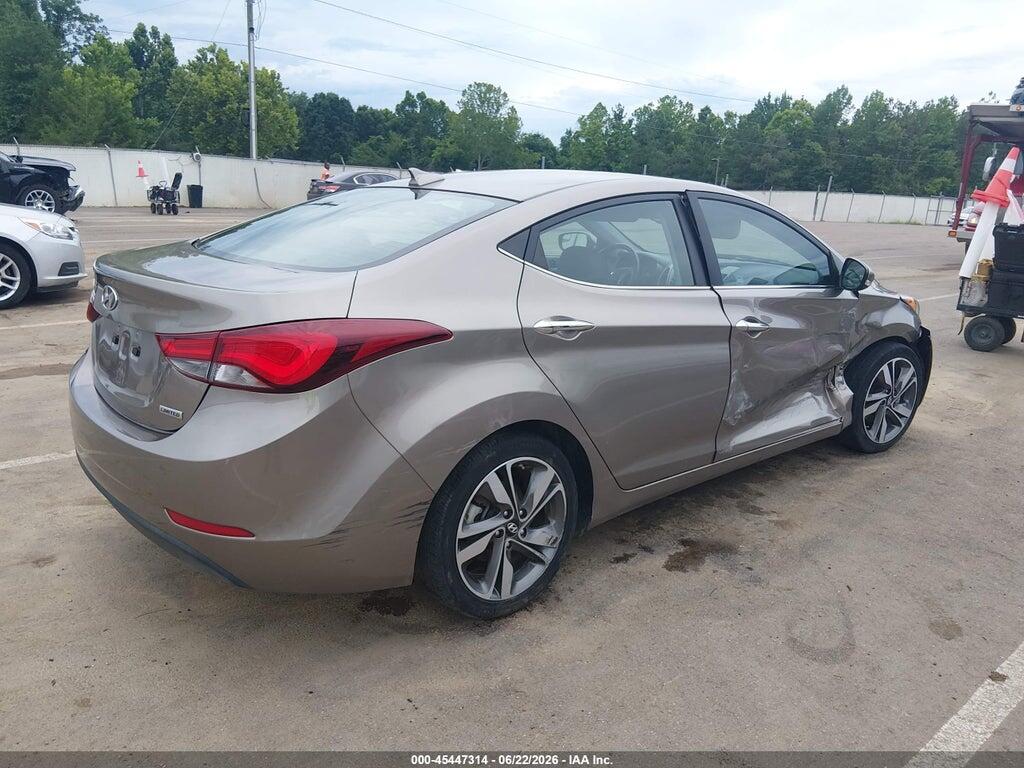 5NPDH4AE9EH464104 2014 HYUNDAI ELANTRA photo no. 4