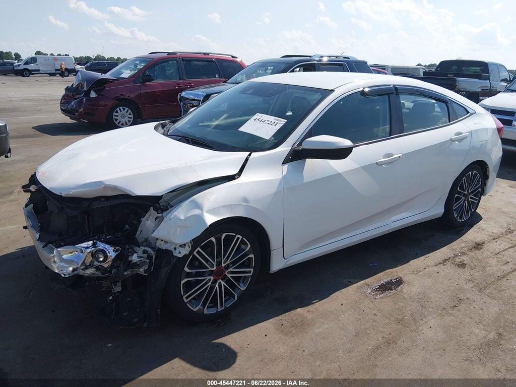 2HGFC2F61KH593988 2019 HONDA CIVIC photo no. 2