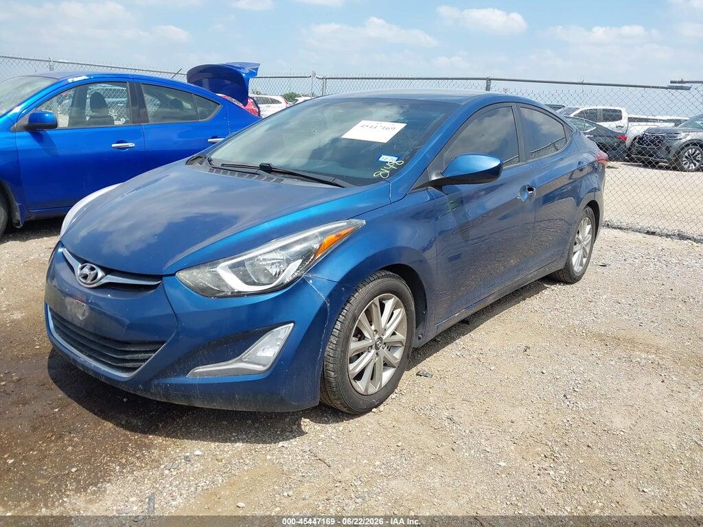 KMHDH4AEXFU358148 2015 HYUNDAI ELANTRA photo no. 2