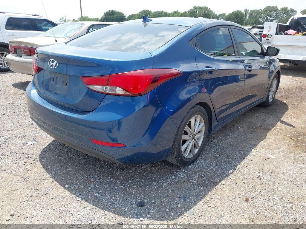 KMHDH4AEXFU358148 2015 HYUNDAI ELANTRA photo no. 4