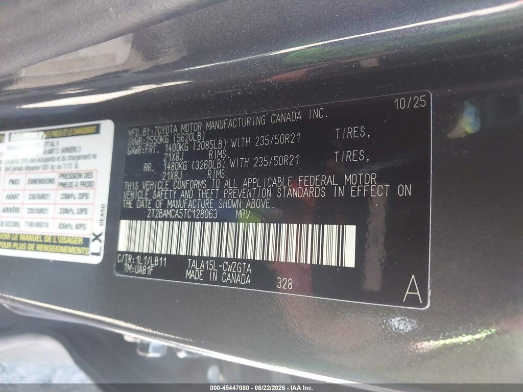 2T2BAMCA5TC128063 2026 LEXUS RX 350 photo no. 9