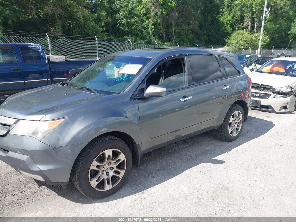 2HNYD28248H551252 2008 ACURA MDX photo no. 2
